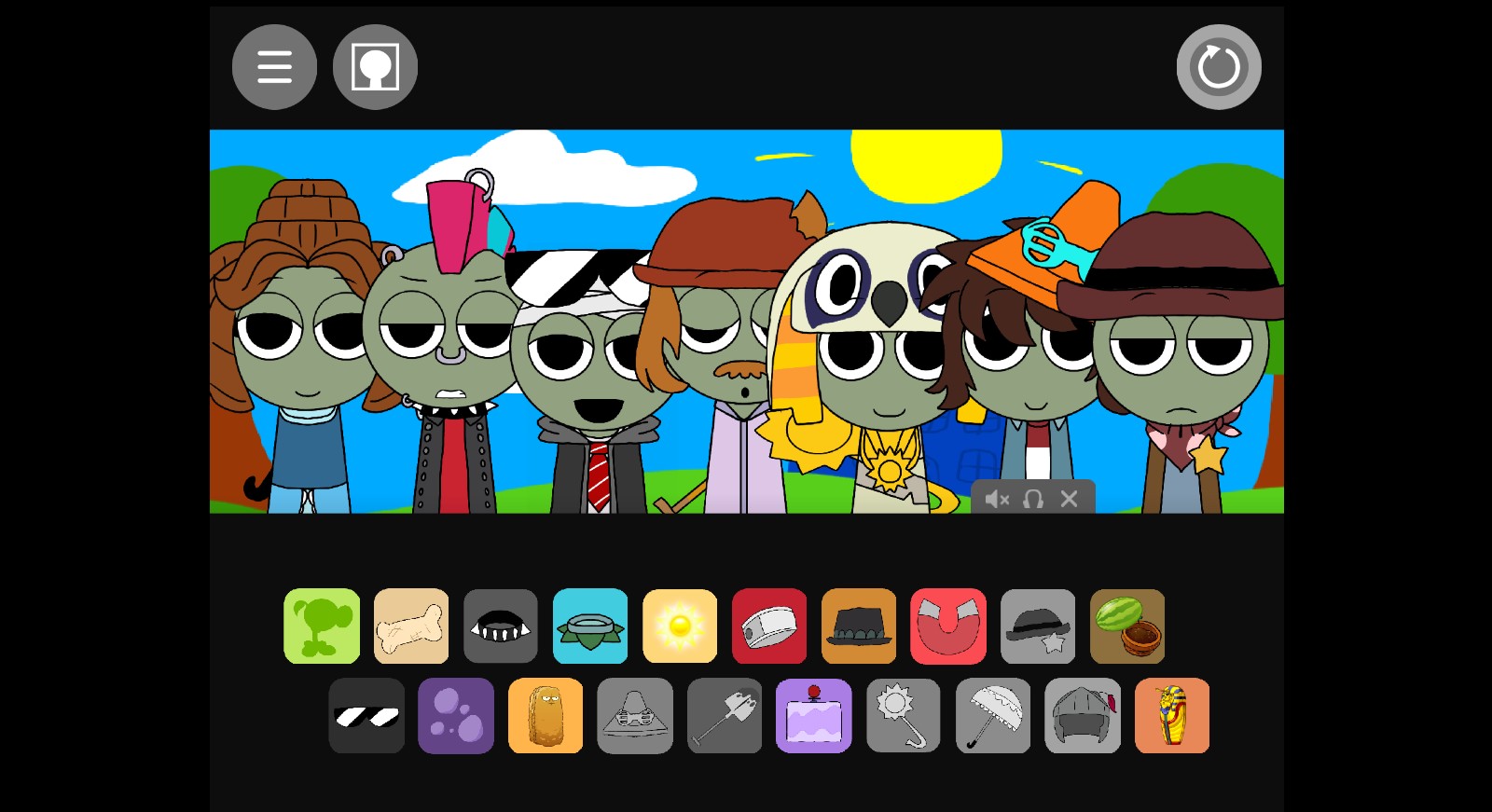 节奏盒子sprunki植物大战僵尸版